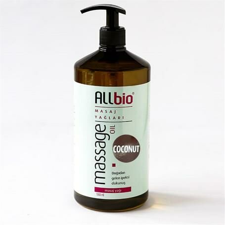 ALLBİO Masaj Yağı 1 Litre Çeşitleri Hindistan cevizi
