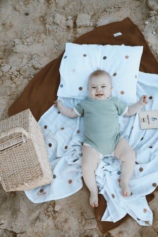 summer vibes | sage çıtçıtlı body & şort takım bebek ve çocuk