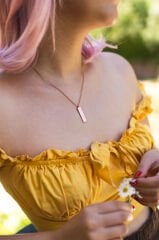 Square Kolye Rose