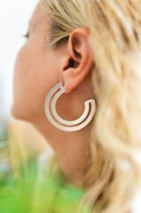 Hoop Küpe Silver