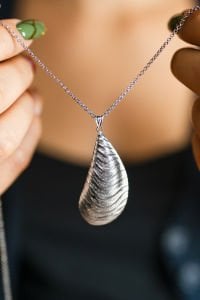 Shell Kolye Silver