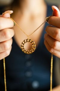 Gyve Kolye Gold