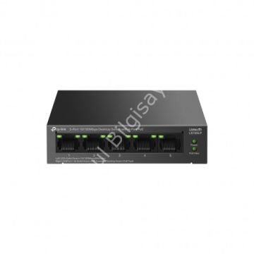 TP-LINK LS105LP 5 PORT 10/100 4 PORT POE YONETILEMEZ DESKTOP SWITCH METAL KASA