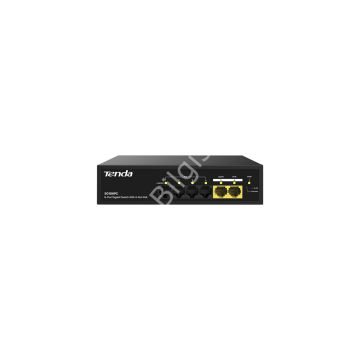 TENDA SG106PC 6 PORT 10/100/1000 4 PORT POE+ 2 PORT UPLINK 55w YONETILEMEZ DESKTOP SWITCH