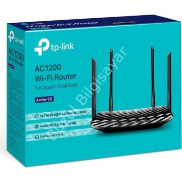 TP-LINK ARCHER C6 AC1200 1350 MBPS 4 PORT DUALBAND ROUTER