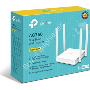 TP-LINK ARCHER C24 AC750 733 MBPS 4 PORT DUALBAND ROUTER