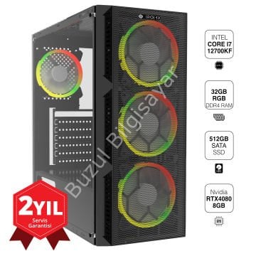 IROMX IRB65-701 I7-12700KF 32GB 1TB SSD 8GB RTX4060 KASA