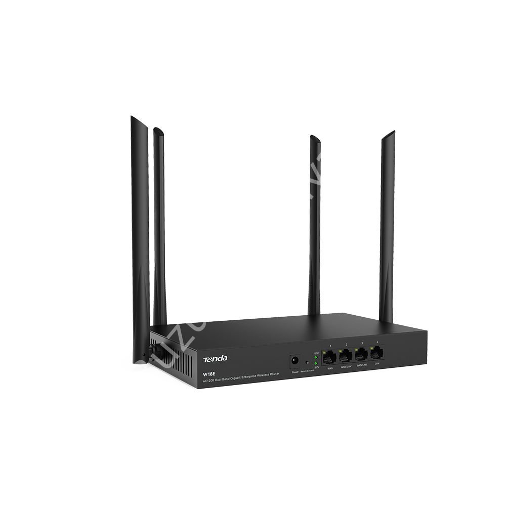 TENDA W18E AC1200 4 PORT GIGABIT 4 ANTEN DUALBAND HOTSPOT ROUTER