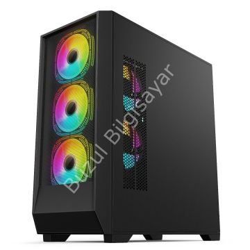IROMX ORENDA BTX-75G3 750W 4x12CM ARGB FAN ATX 2xUSB2.0/1xUSB3.0 360MM SOĞUTUCU DESTEKLİ SİYAH KASA