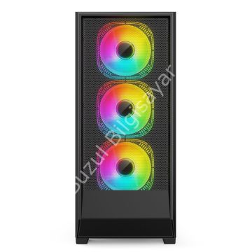 IROMX ORENDA BTX-75G3 750W 4x12CM ARGB FAN ATX 2xUSB2.0/1xUSB3.0 360MM SOĞUTUCU DESTEKLİ SİYAH KASA