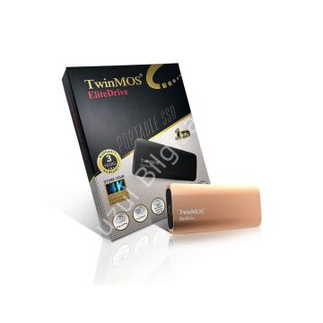 TWINMOS EXTERNAL SSD 1TB USB3.2/TYPE-C GOLD HARICI SSD PSSDGGBMED32-G