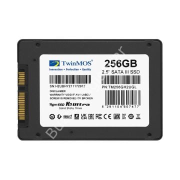 TWINMOS 256GB 580/550Mb/s 2.5'' SATA3 SSD TM256GH2UGL 3D-NAND
