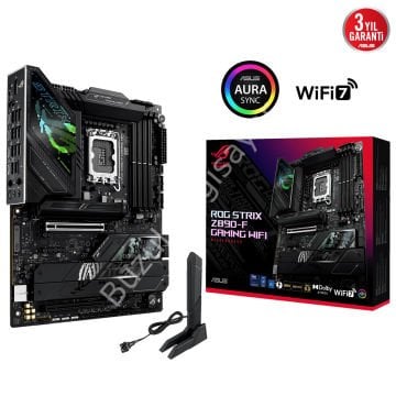 ASUS ROG STRIX Z890-F GAMING WIFI 4x DDR5 DP/HDMI 5x M.2 1x 2.5GLAN/WIFI7/BT USB3.2 1851P ANAKART
