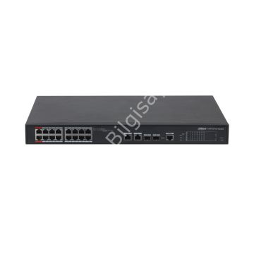 DAHUA PFS4218-16ET-240-V2 16 PORT 10/100/1000 16 PORT POE YONETILEMEZ RACK MOUNT SWITCH