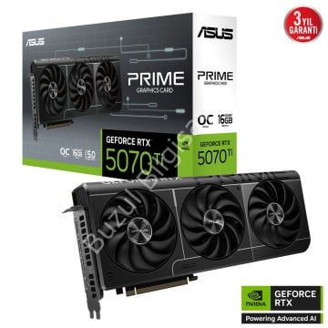 ASUS PRIME-RTX5070TI-O16G RTX5070TI 16GB GDDR7 256Bit 3xDP/1xHDMI