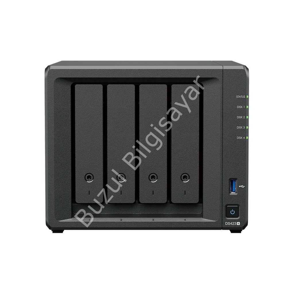 SYNOLOGY DS423PLUS 2GB 4 BAY 2xGLAN NAS DEPOLAMA ÜNİTESİ
