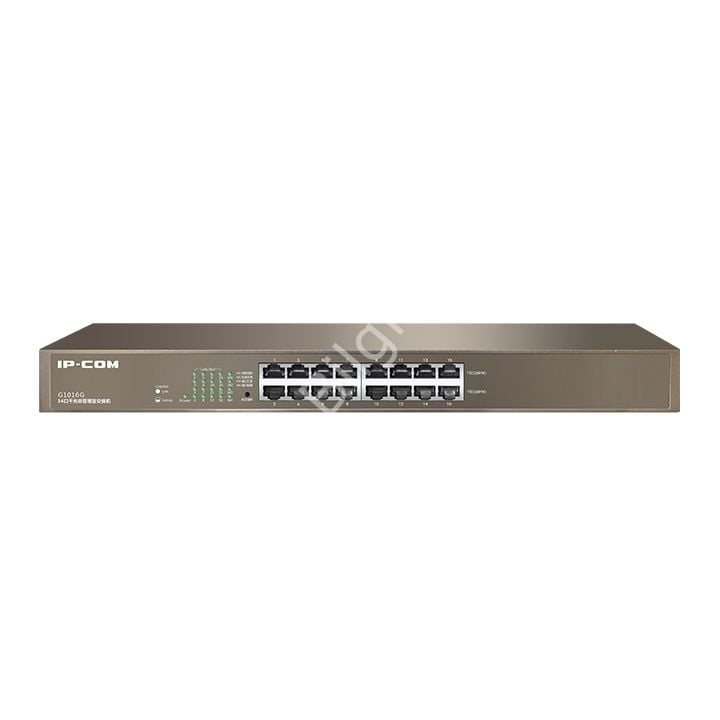 IP-COM IP-G1016G 16 PORT 10/100/1000 YONETILEMEZ RACK MOUNT SWITCH METAL KASA