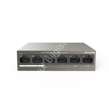 IP-COM IP-F1106P-4-63W 4 PORT 10/100 4 PORT POE 2 X FE UPLINK 63W YONETILEMEZ DESKTOP SWITCH