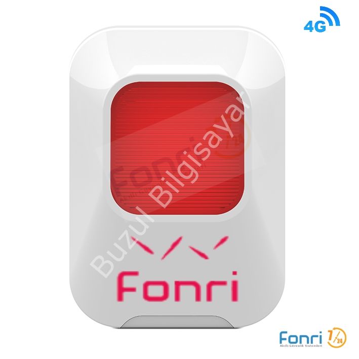 FONRİ 4G DISH4 WIFI KABLOSUZ İÇ ORTAM SİREN