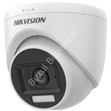 HIKVISION DS-2CE76D0T-EXLPF 2 MP 2.8MM 20MT HD-TVI SMART HIBRIT LED DOME KAMERA
