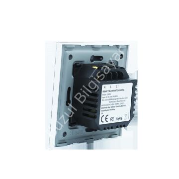 FONRİ WIFI KABLOSUZ S1N1G AKILLI DOKUNMATİK TEKLİ DUVAR ANAHTARI