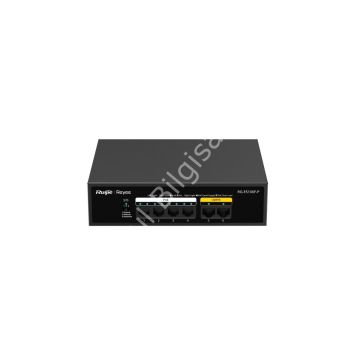 RUIJIE REYEE RG-ES106F-P 6 PORT 10/100 4 PORT POE 2 PORT UPLINK 54W YONETILEMEZ DESKTOP SWITCH