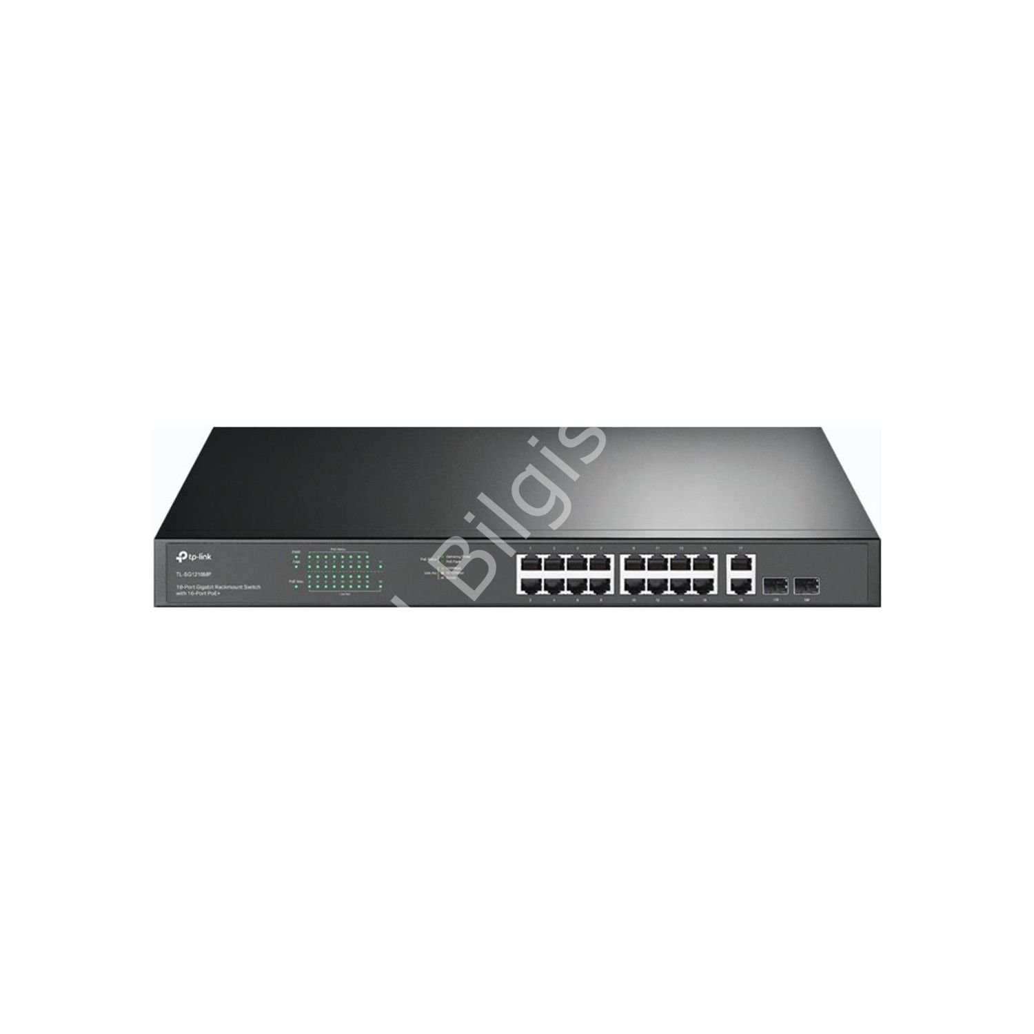 TP-LINK TL-SG1218MP 18 PORT 10/100/1000 16 PORT POE+ 2 X SFP 192 WATT YONETILEMEZ RACK MOUNT SWITCH