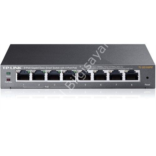 TP-LINK TL-SG108PE 8 PORT 10/100/1000 4 PORT POE EASY SMART DESKTOP SWITCH