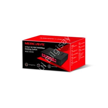 TP-LINK MERCUSYS MS105G 5 PORT 10/100/1000 YONETILEMEZ DESKTOP SWITCH PLASTİK KASA