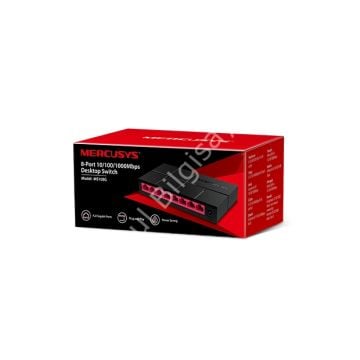 TP-LINK MERCUSYS MS108G 8 PORT 10/100/1000 YONETILEMEZ DESKTOP SWITCH PLASTİK KASA