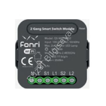 FONRİ WF3-EL3-0202-01 WIFI KABLOSUZ CPO2 AKILLI SIVALTI İKİLİ ANAHTAR