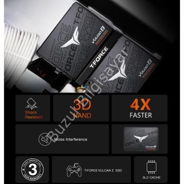 TEAM VULCAN Z 256GB 520/450MB/s SATA3 SSD T253TZ256G0C101