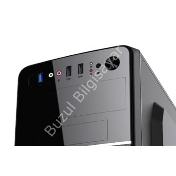 VENTO CIO_TML117 350W 3x8CM FAN MICRO ATX 2xUSB2.0/1xUSB3.0 SİYAH KASA