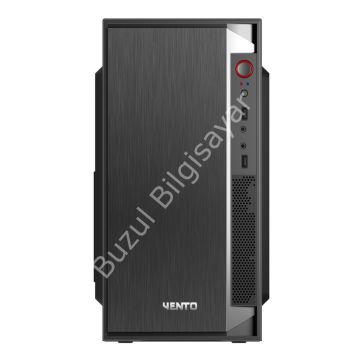 VENTO VS119S 400W 1x8CM/1x12CM MICRO ATX 2xUSB2.0/1xUSB3.0 SİYAH KASA