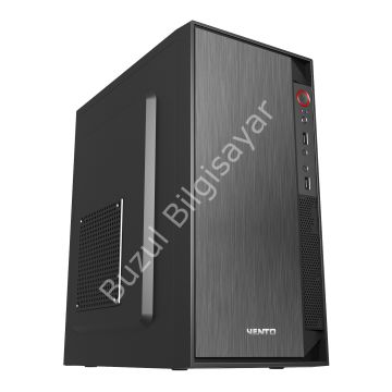 VENTO VS119S 400W 1x8CM/1x12CM MICRO ATX 2xUSB2.0/1xUSB3.0 SİYAH KASA