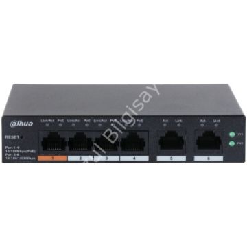 DAHUA DH-CS4006-4ET-60 4 PORT 10/100 2 X UPLINK CLOUD YÖNETİLEBİLİR SWITCH