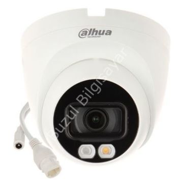 DAHUA IPC-HDW1249T-S-IL-0280B 2MP 2.8MM 30MT DAHİLİ SESLİ / FULL COLOR H265+ POE IR DOME IP KAMERA