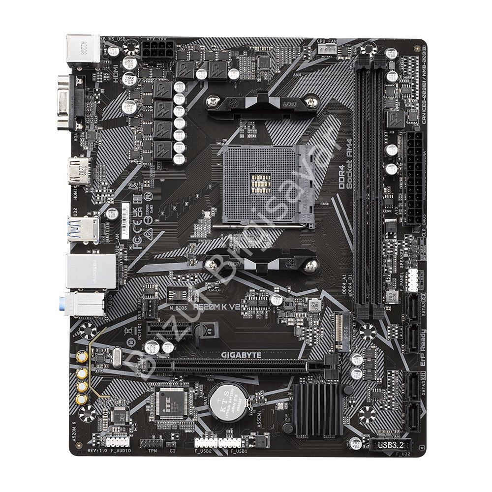 GIGABYTE A520M-K-V2 2xDDR4 VGA+HDMI 1xM2 AM4 ANAKART