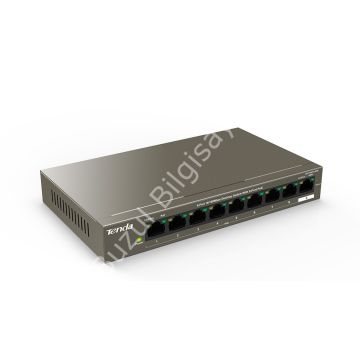 TENDA TEF1109P-8-63W 9 PORT 10/100 8 PORT POE 63WATT YONETILEMEZ DESKTOP SWITCH