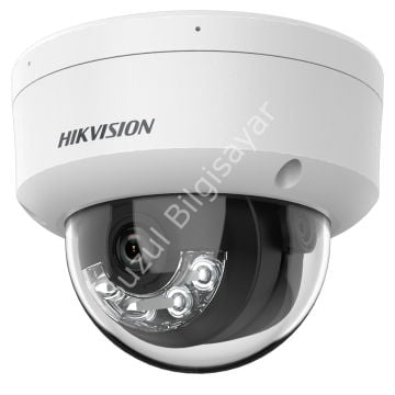 HIKVISION DS-2CD1141G2-LIUF 4MP 2.8MM 20MT DAHİLİ SESLİ H265  SMART HYBRID LIGHT IP DOME KAMERA