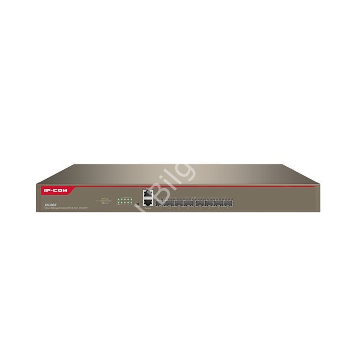 IP-COM IP-X5308F 8 PORT 10GB SFP CLOUD YÖNETİLEBİLİR RACK MOUNT SWITCH