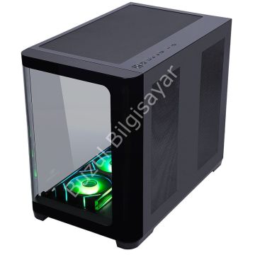 GAMEBOOSTER GB-G2851BB 7x ARGB FAN ATX SEA VIEW USB3.0 SİYAH KASA
