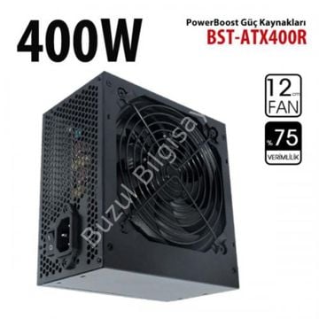 POWER BOOST BST-ATX400R 400W 12cm FANLI POWER SUPPLY KUTULU