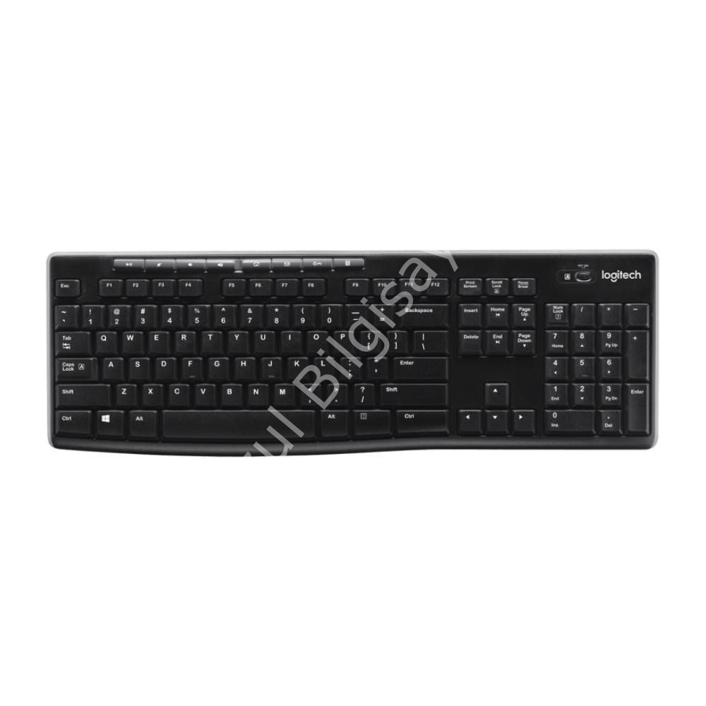LOGITECH K270 TR KABLOSUZ MULTİMEDYA SİYAH UNIFYING KLAVYE