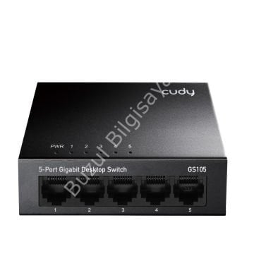 CUDY GS105 5 PORT 10/100/1000 YONETILEMEZ DESKTOP SWITCH METAL KASA