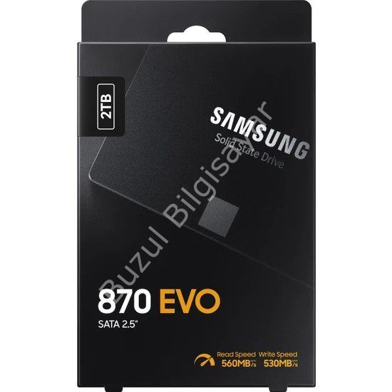 SAMSUNG MZ-77E2T0BW 2TB 560/530MB/s 7mm SATA 3.0 SSD 870 EVO