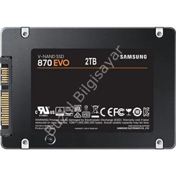 SAMSUNG MZ-77E2T0BW 2TB 560/530MB/s 7mm SATA 3.0 SSD 870 EVO