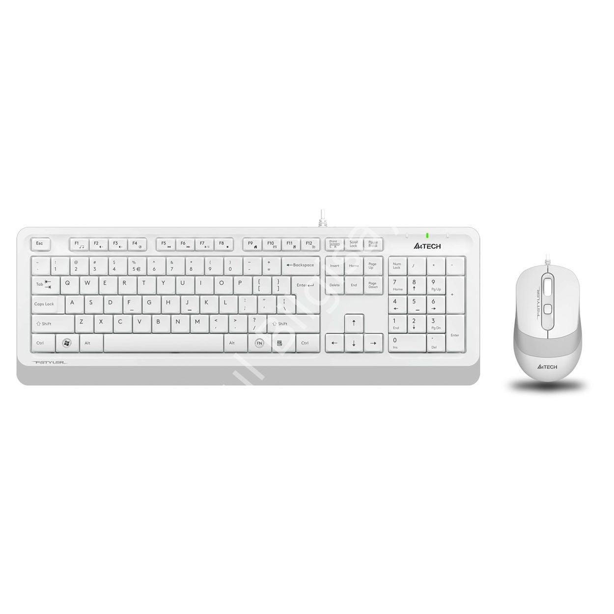 A4 TECH F1010 KABLOLU USB STANDART BEYAZ Q KLAVYE+MOUSE