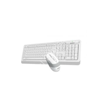 A4 TECH FG1010 KABLOSUZ STANDART BEYAZ Q KLAVYE+MOUSE