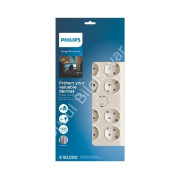 PHILIPS SPN7080WA/62 900J 8'Lİ / 2M AKIM KORUMALI PRİZ